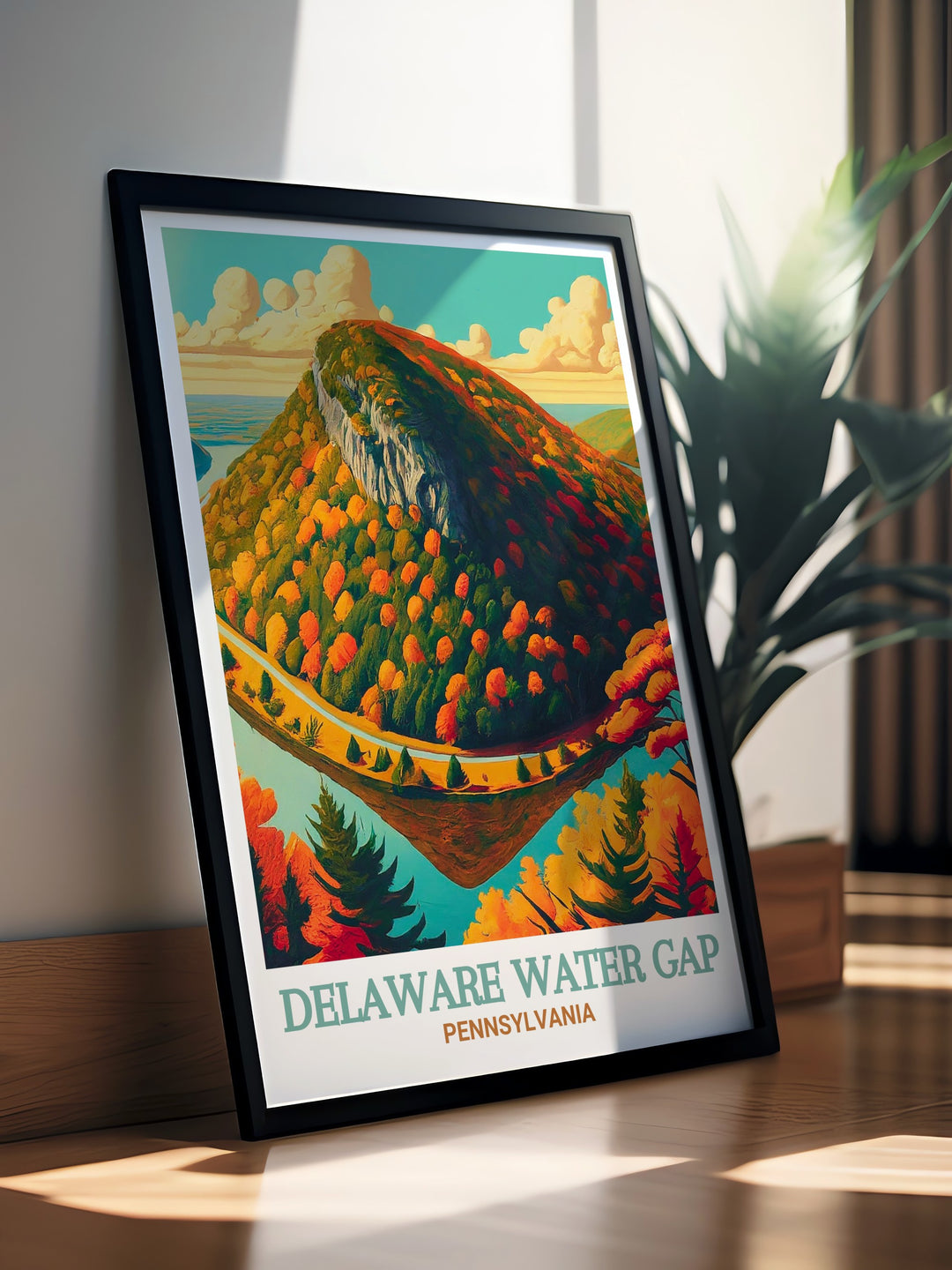 Highlighting Mount Tammanys breathtaking heights and scenic views, this travel print celebrates the beauty of Pennsylvanias most famous outdoor destinations. Ideal for lovers of adventure and natural landscapes.