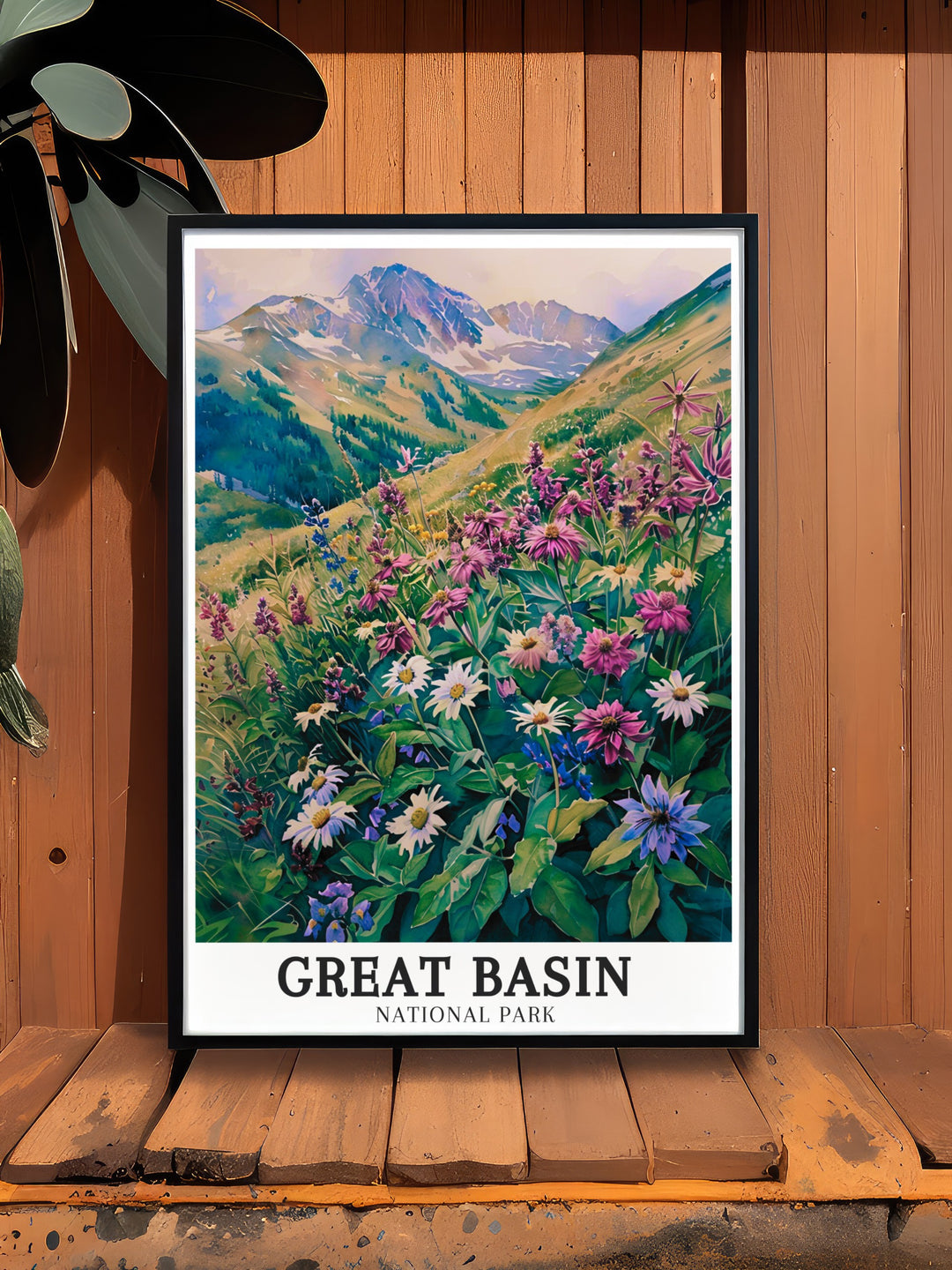 High quality National Park Artwork of Wheeler Peak and Upper Lehman Creek a perfect choice for nature lovers and home decor enthusiasts