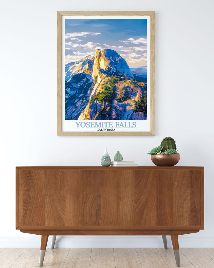 California art featuring Half Dome in vivid detail ideal for modern decor and thoughtful gifts celebrating Yosemites beauty