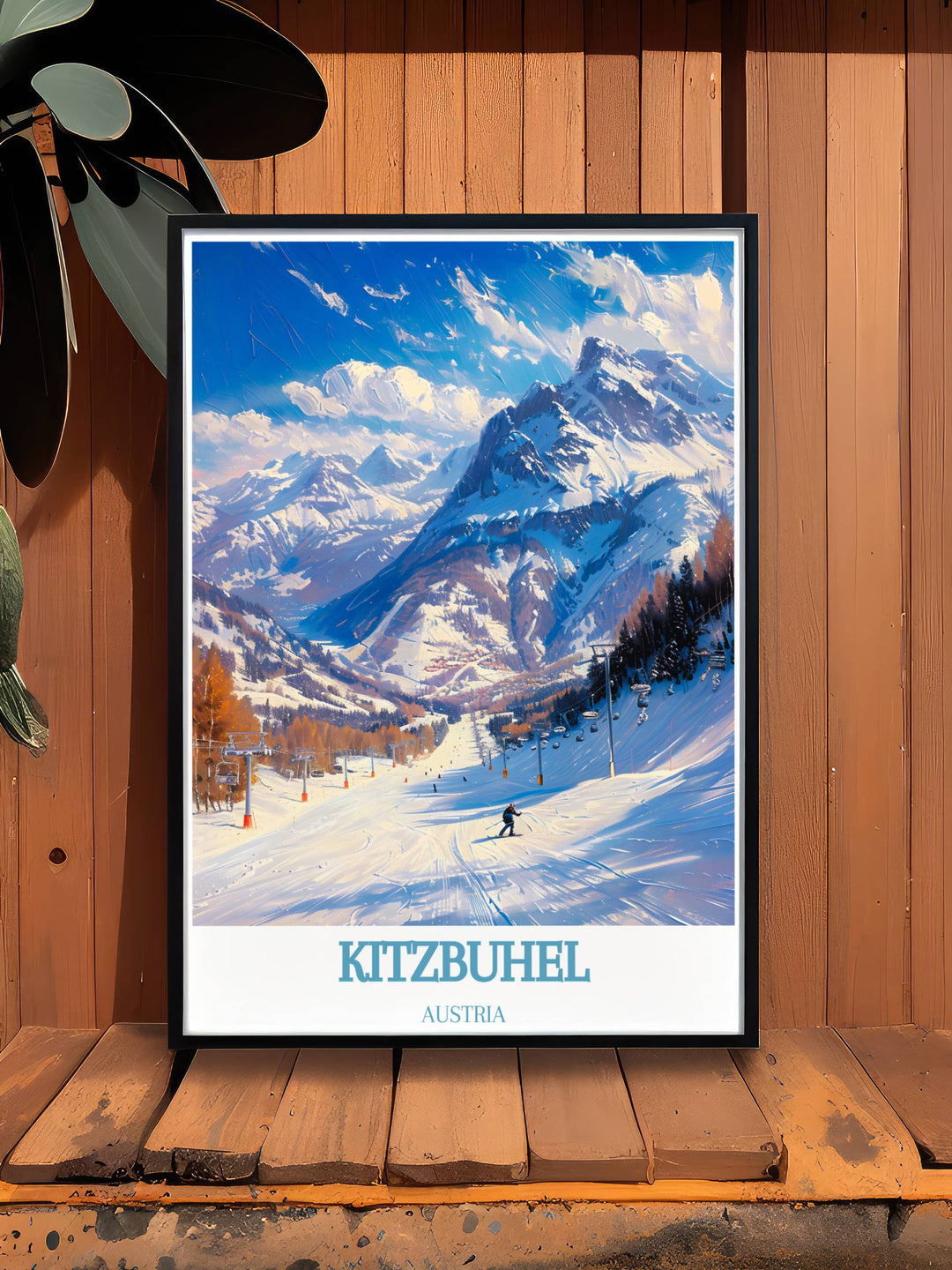 Hahnenkamn Framed Prints capturing the charm and adventure of Kitzbuhel Austria with vivid imagery of Telemark Skiing and the picturesque Alpine scenery perfect for collectors of bucket list prints and skiing enthusiasts