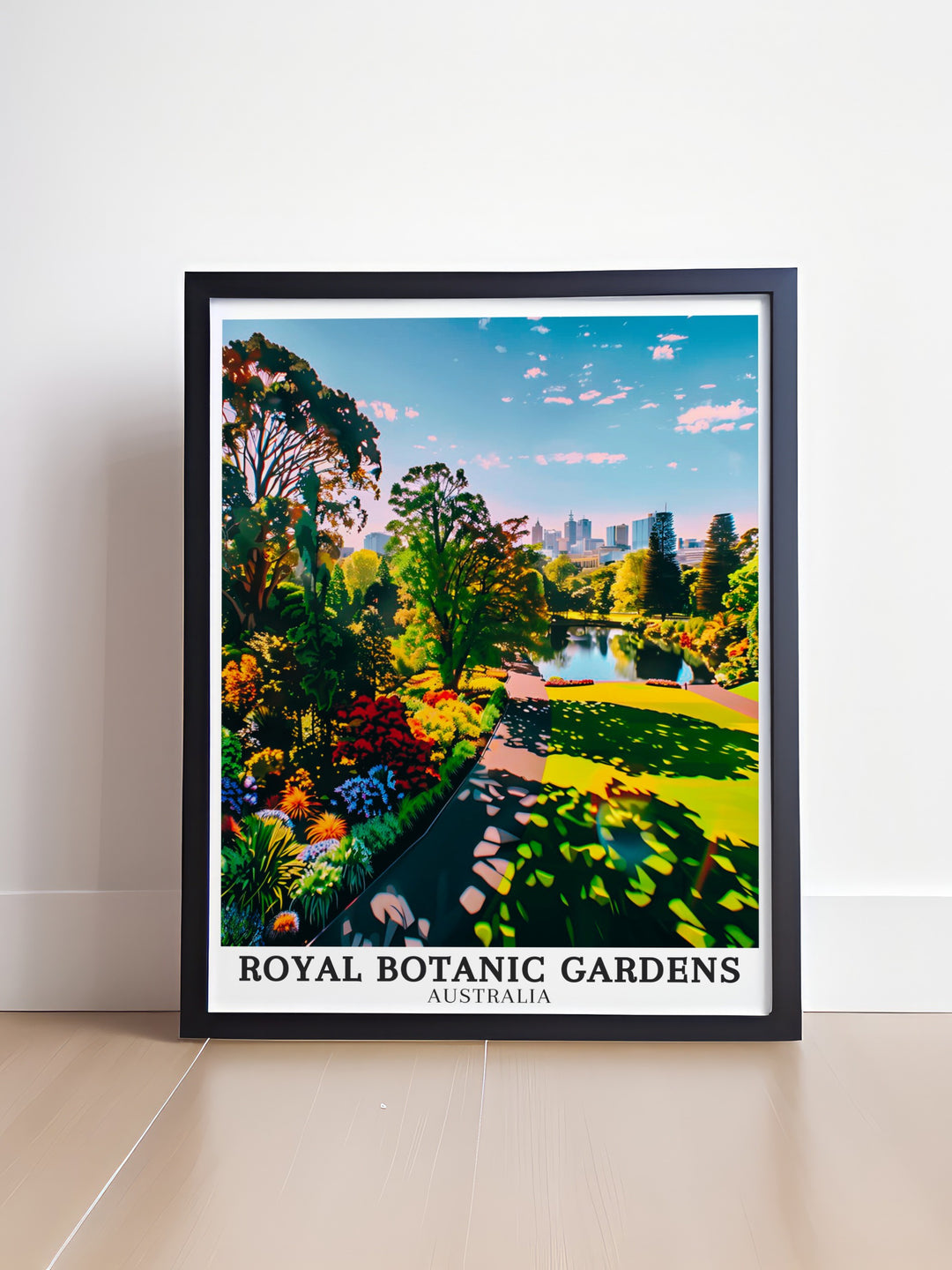 This Southern Lawn Melbourne Gardens print from the Royal Botanic Gardens is a thoughtful Botanic Garden Gift perfect for nature lovers and art enthusiasts alike a beautiful addition to any Australia themed home decor