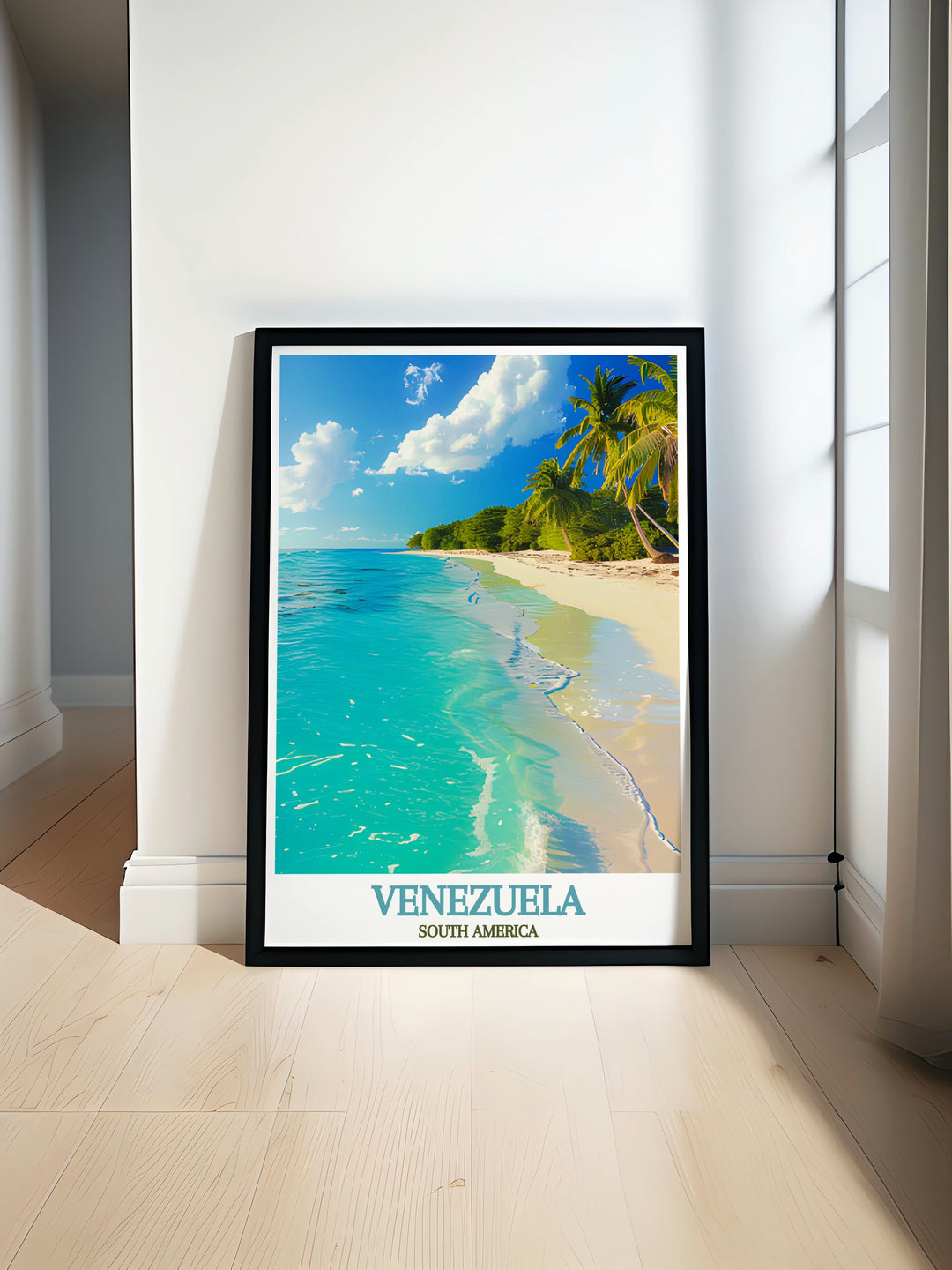 Angel Falls and Morrocoy National Park wall art brings the beauty of Venezuela into your home with vibrant colors and stunning landscapes ideal for nature lovers and adventurers seeking elegant home decor that highlights iconic natural wonders