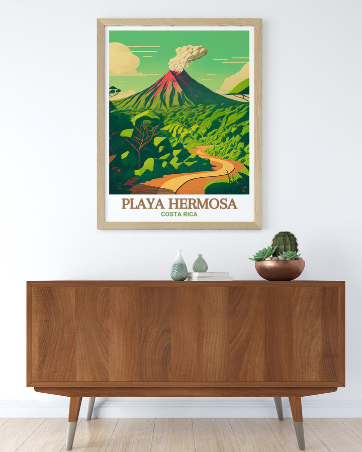 Rincon de la Vieja National Park Modern prints showcasing the lush landscapes and volcanic wonders of Costa Rica ideal for creating a nature inspired environment in your home or as a unique gift for travelers and nature lovers