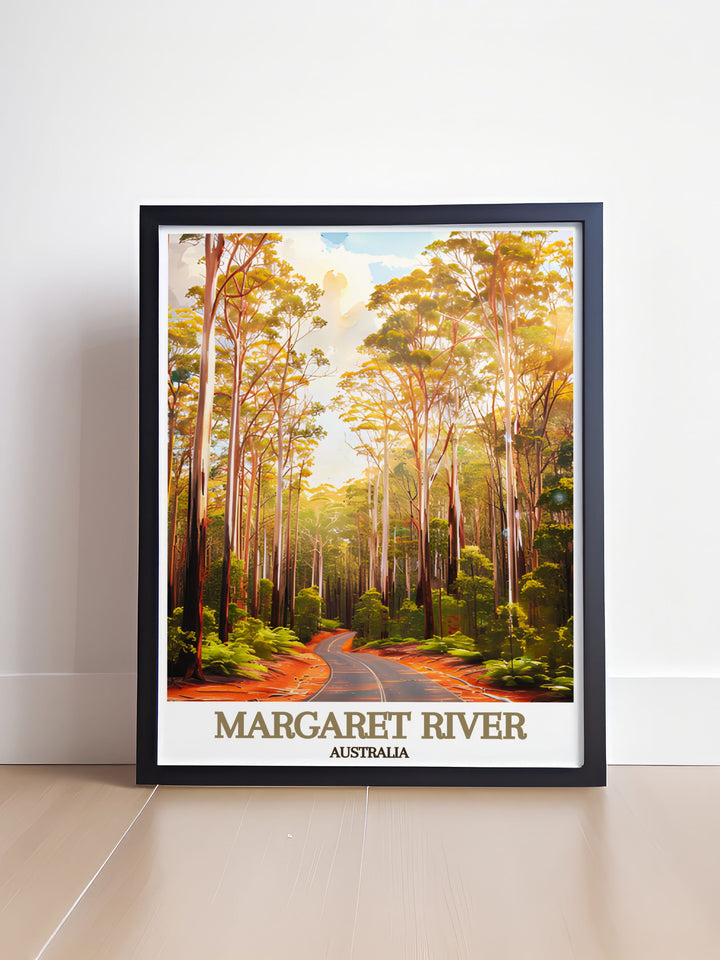 Elegant Australia Wall Decor featuring the vibrant landscapes of Margaret River and the majestic Boranup Karri Forest a must have for art enthusiasts