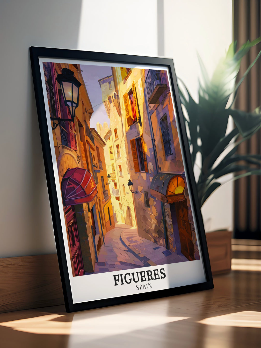 Celebrate the natural beauty of the Girona region with this detailed travel print. From the rolling hills to the scenic towns, this artwork brings the tranquility and elegance of Catalonia into your living space. Perfect for those who love Spanish landscapes, this print adds a calming and scenic touch to your decor.