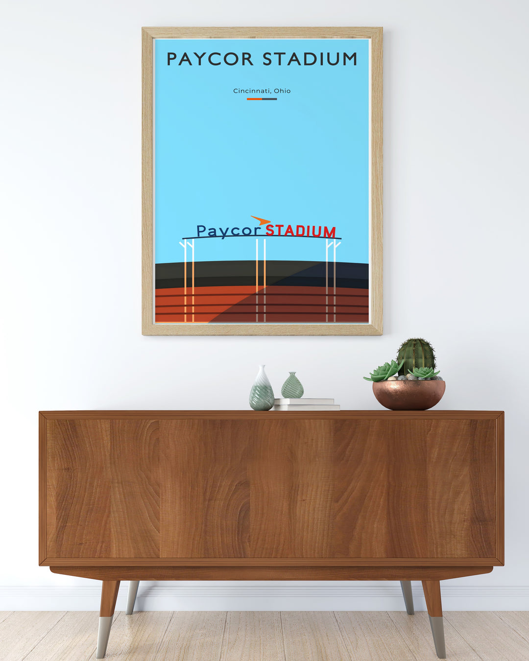 Paycor Stadium modern prints showcasing Joe Burrow and the Bengals this stunning piece of Cincinnati Bengals art is perfect for anyone looking to add Paycor Stadium to their home decor or searching for thoughtful football gifts for boys or dads