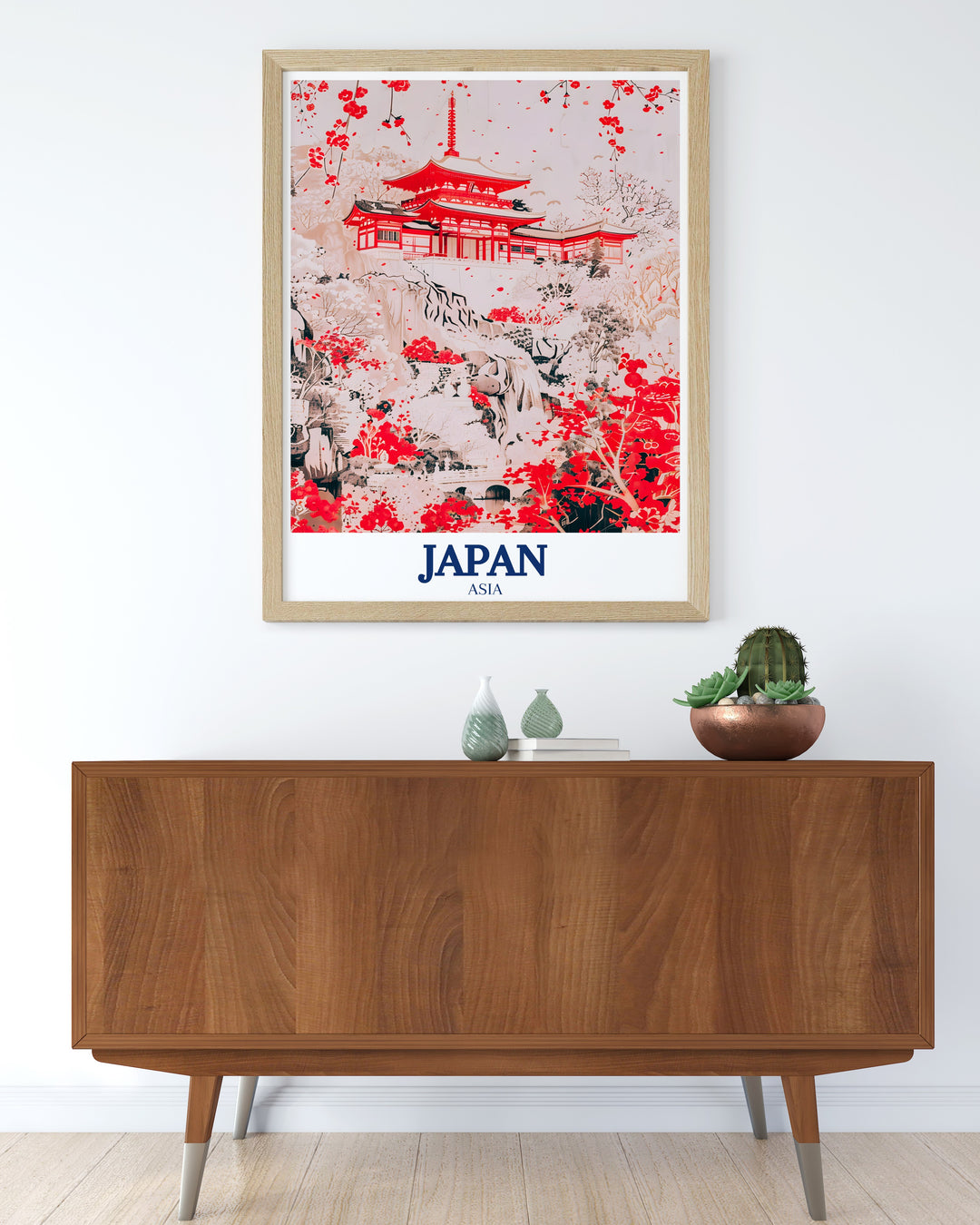 Maruyama Park canvas print capturing the lush greenery and peaceful atmosphere of this famous Japanese park. The detailed artwork is perfect for those who wish to bring a touch of Japans natural beauty into their home decor.