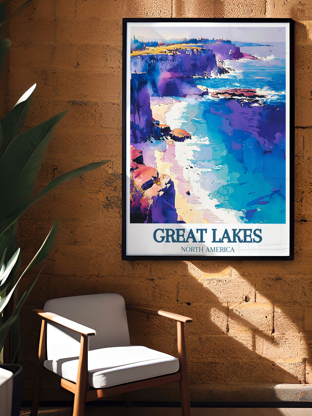 Great Lakes Art Print brings the vastness of Lake Erie into your home, featuring Kelleys Island. The print is perfect for those who love the Great Lakes or have fond memories of exploring this beautiful region.