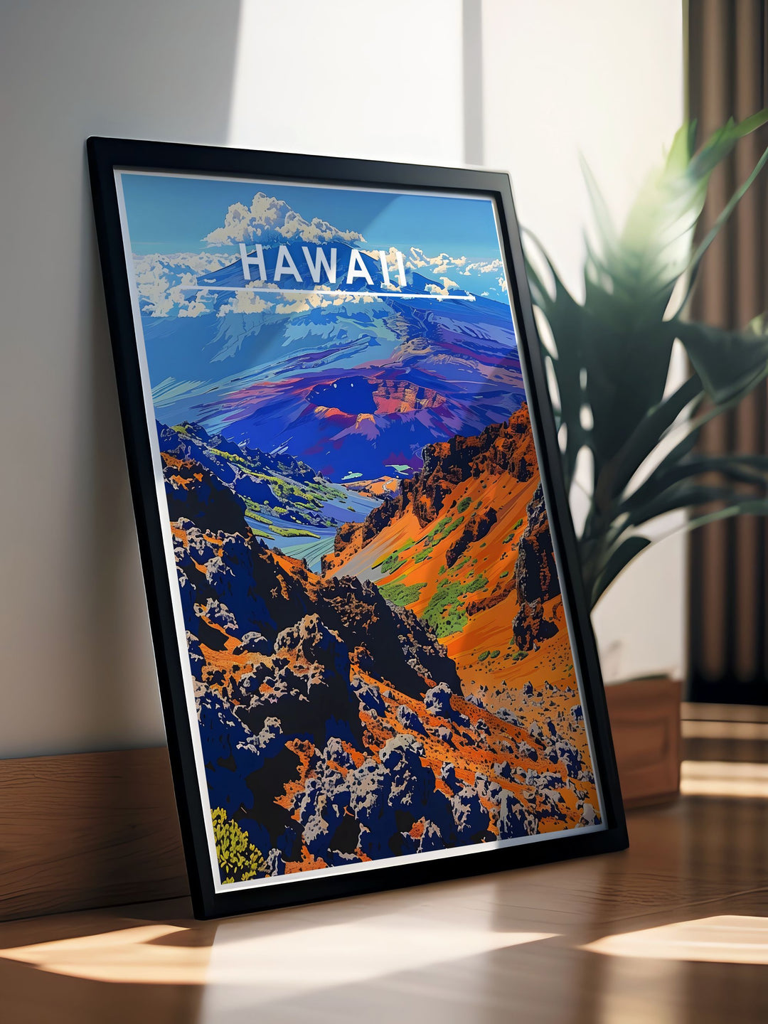 Celebrate Hawaiis stunning landscapes with our travel posters featuring Haleakalā National Park. These prints are perfect for adding a touch of paradise to your home decor.