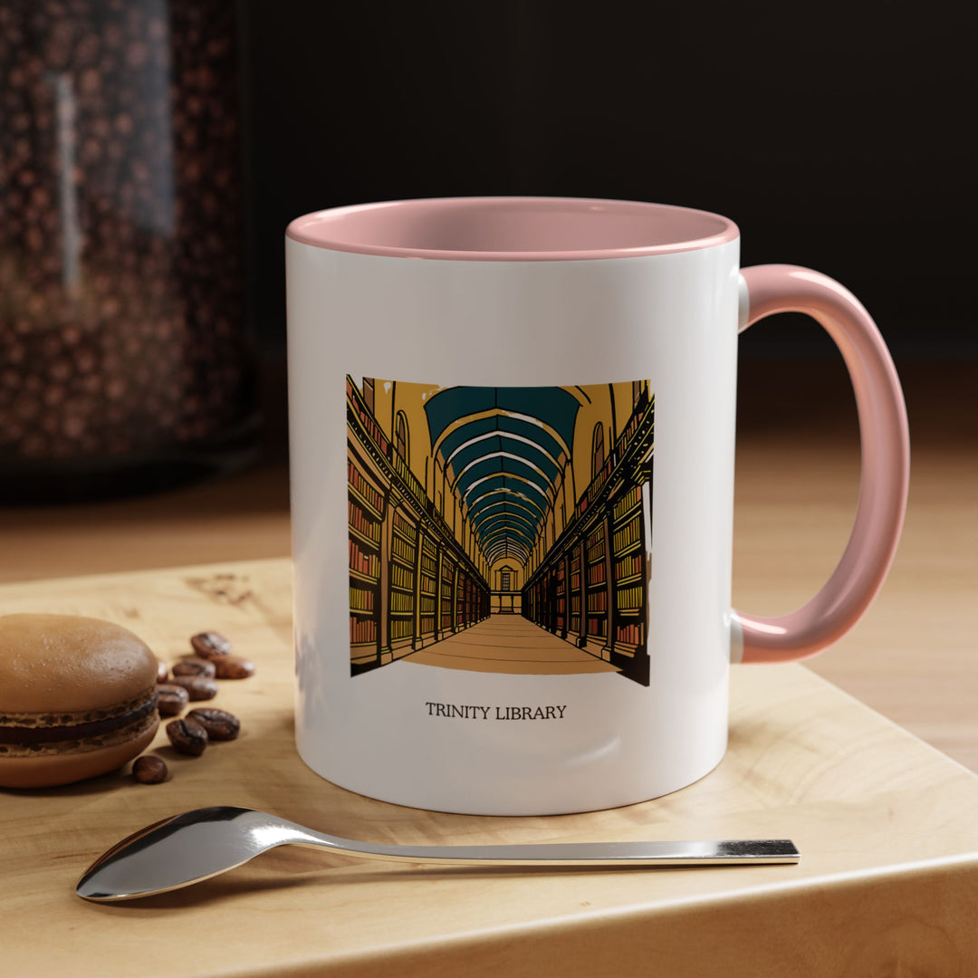 This Trinity Library mug features artwork inspired by Dublin’s stunning Long Room. A perfect gift for book lovers, it is ideal for daily use and brings the beauty of Trinity Library into your home. Dishwasher safe for everyday use.