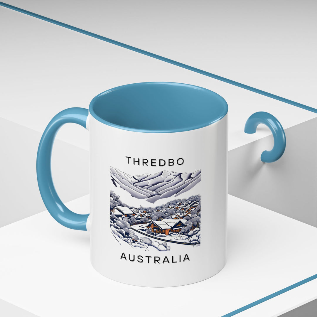 Experience Thredbo’s beauty with this stylish Australia mug. Featuring a vibrant print of the ski resort, it’s perfect for adding to your collection or as a gift. Made from durable ceramic and microwave and dishwasher-safe.