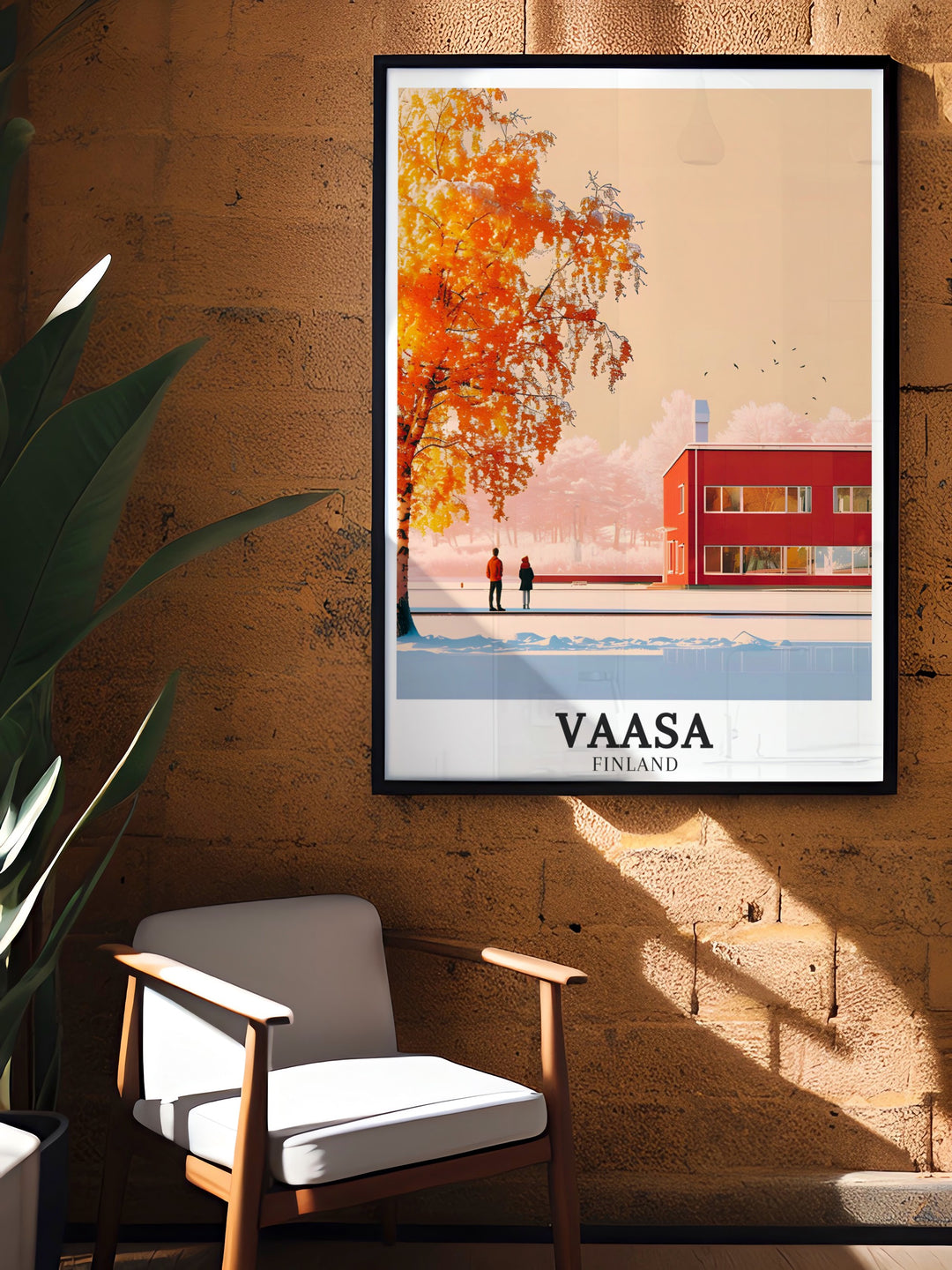 Vaasa travel print brings Finlands rich heritage and natural beauty to life. Featuring Vaasa University and the picturesque Gulf of Bothnia, this art is perfect for travelers and those inspired by Finlands scenic coastline.