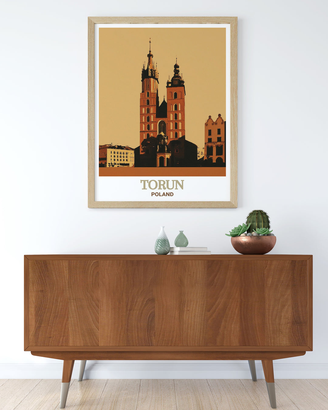 Celebrate the beauty of Torun, Poland, with this detailed artwork highlighting St. Marys Church. The print offers a glimpse into Polands medieval past, with the churchs ornate features and historical significance captured in stunning detail. Ideal for those who appreciate European history and architecture.