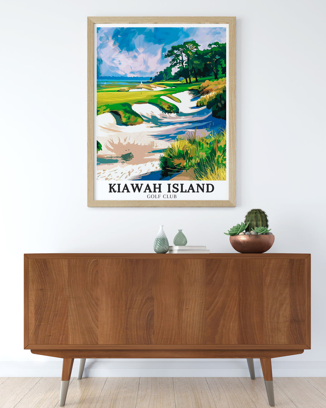 High quality wall art of Osprey Point at Kiawah Island offering a detailed view of its strategic layout and breathtaking natural surroundings ideal for those who appreciate the harmony of golf and nature