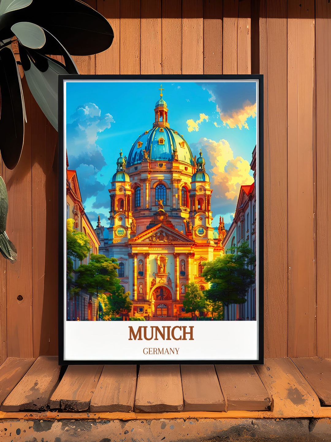 Timeless Munich Art Print featuring GERMANY Frauenkirche Dresden brings Munichs beauty into your home perfect for those who have traveled to Munich or dream of visiting adds a touch of elegance and history to your Germany wall art collection ideal for gifting