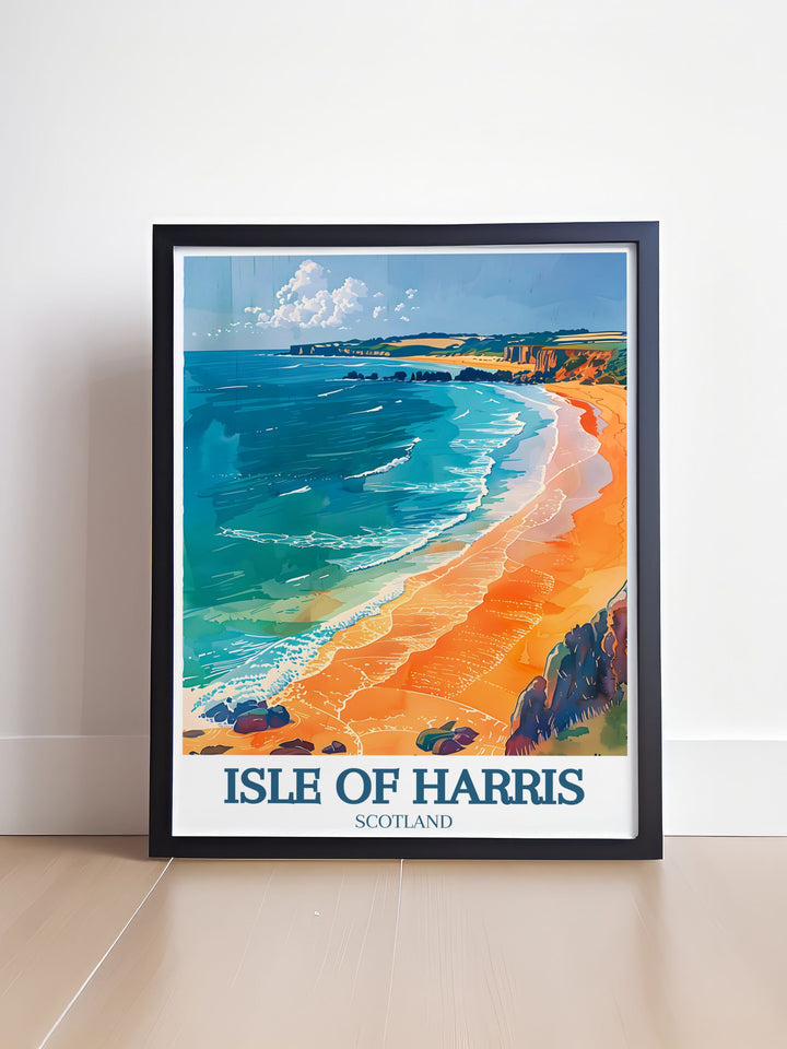 Fine art print of the Isle of Harris, capturing the stunning landscapes and historical sites that define this enchanting Scottish island.