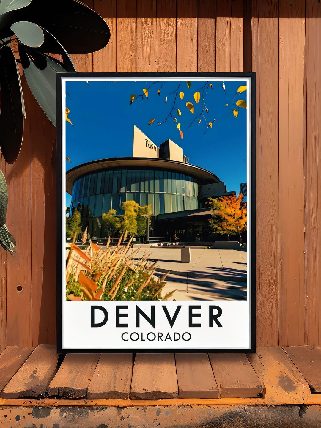 Featuring the Denver Art Museum, this art print highlights the museums striking architecture and rich cultural significance, perfect for art lovers and enthusiasts of architectural beauty.