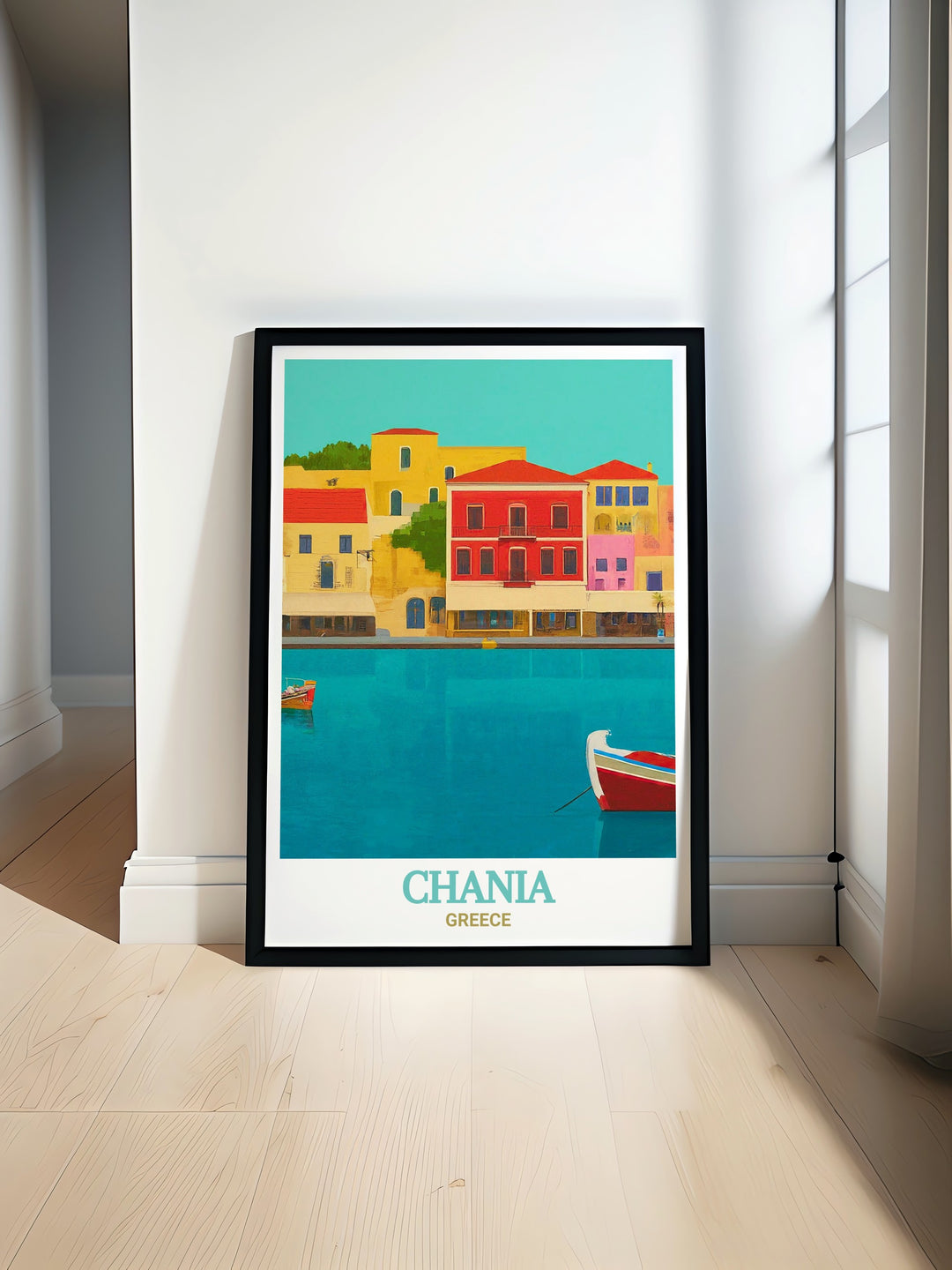 Bring the essence of Chanias Venetian Harbor into your home with this vibrant wall art, capturing the historic architecture and tranquil landscape of Crete. Perfect for creating a relaxing, culturally rich atmosphere in any room.