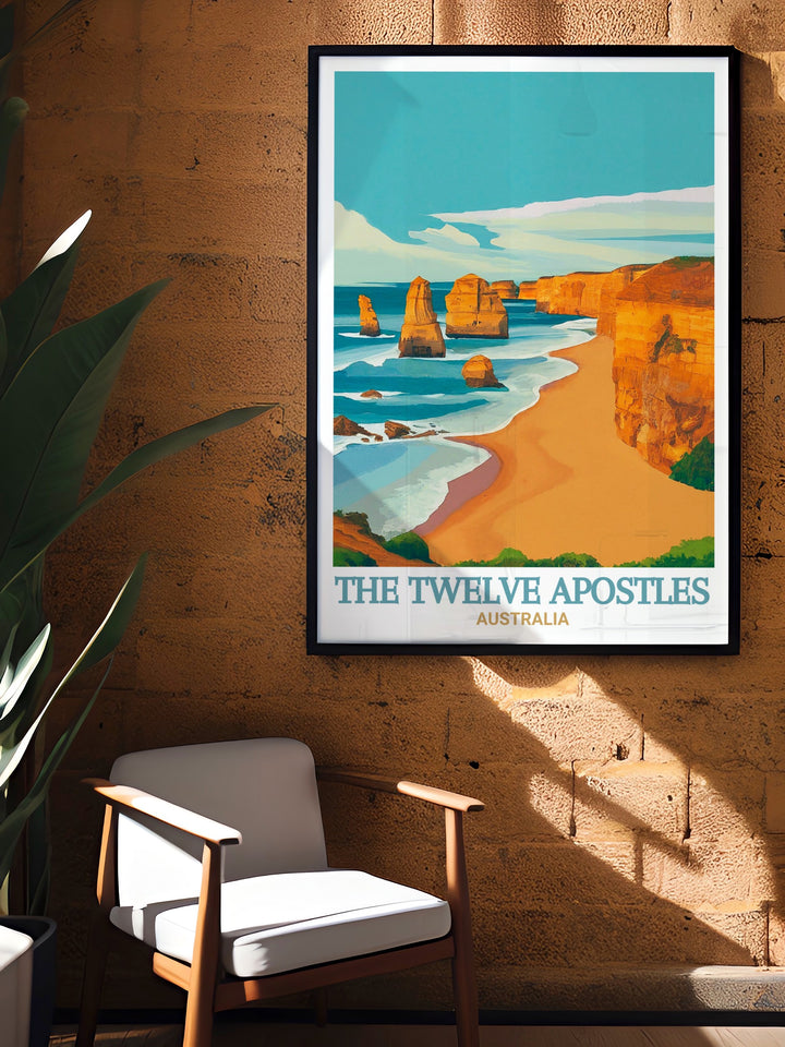 The Twelve Apostles artwork serving as a perfect wall decor solution for any room versatile additions to various interior styles from minimalist to classic