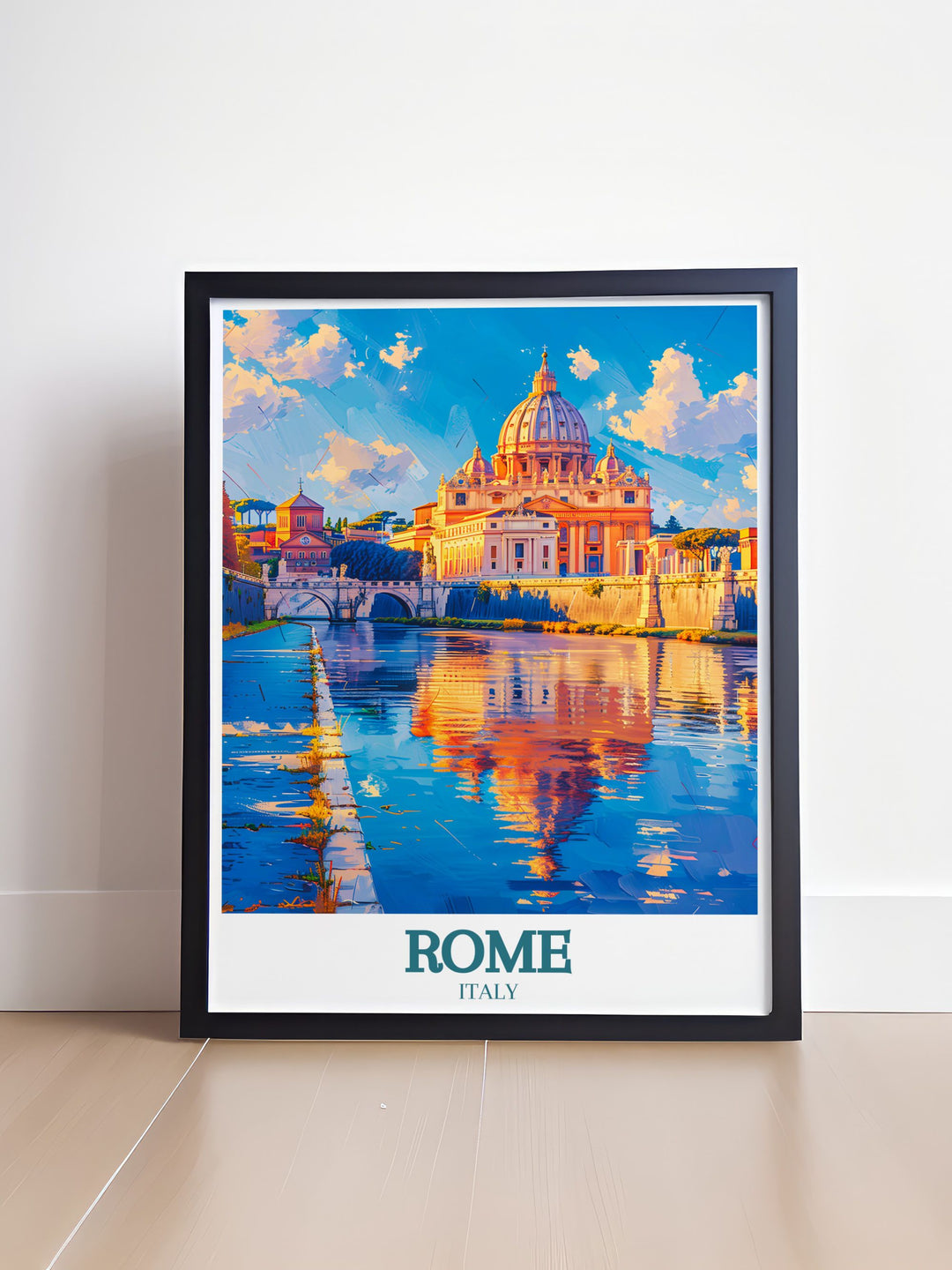 Captivating Rome photo print featuring the architectural marvels of St Basilica Vatican City perfect for home decor and special gifts for Fathers Day Mothers Day and Christmas adding a timeless piece of art to your collection.