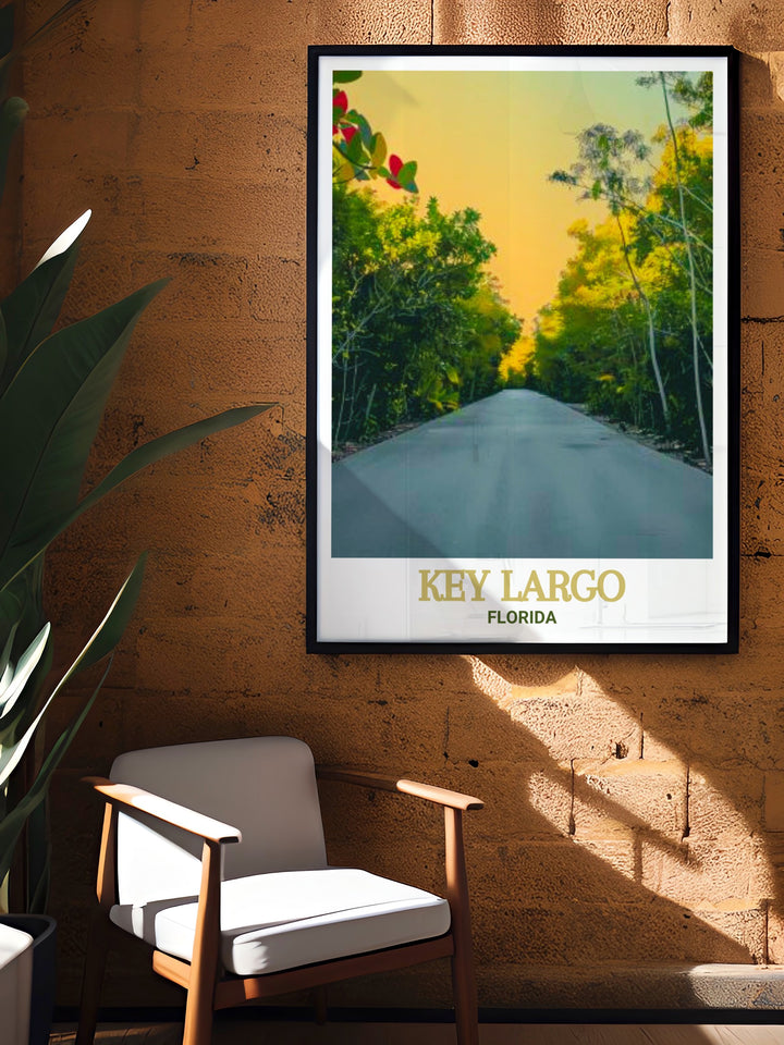 Florida wall art featuring Key Largo and Dagny Johnson Key Largo Hammock Botanical State Park is the ideal decor for anyone looking to bring a touch of tropical beauty into their home offering vibrant prints that capture the essence of Floridas natural landscapes.