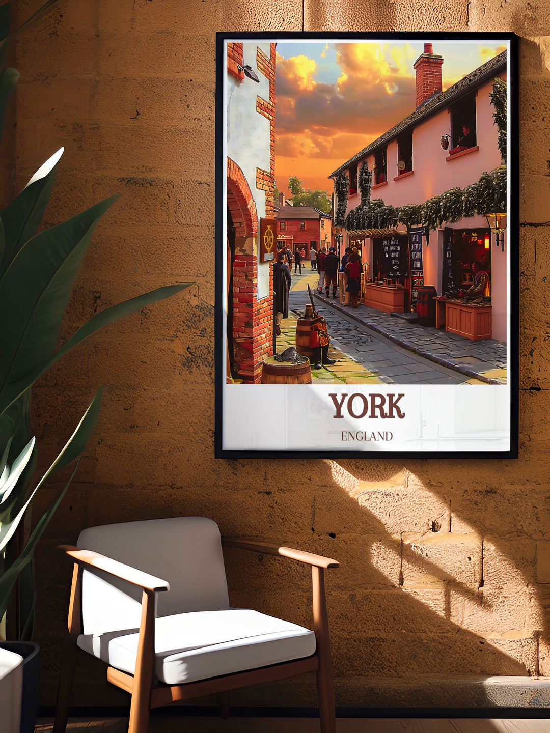 Yorkshire Wolds Art highlighting the scenic beauty of North Yorkshire. This art piece blends natural landscapes with historical ENGLAND, Jorvik Viking elements for a captivating addition to any room.