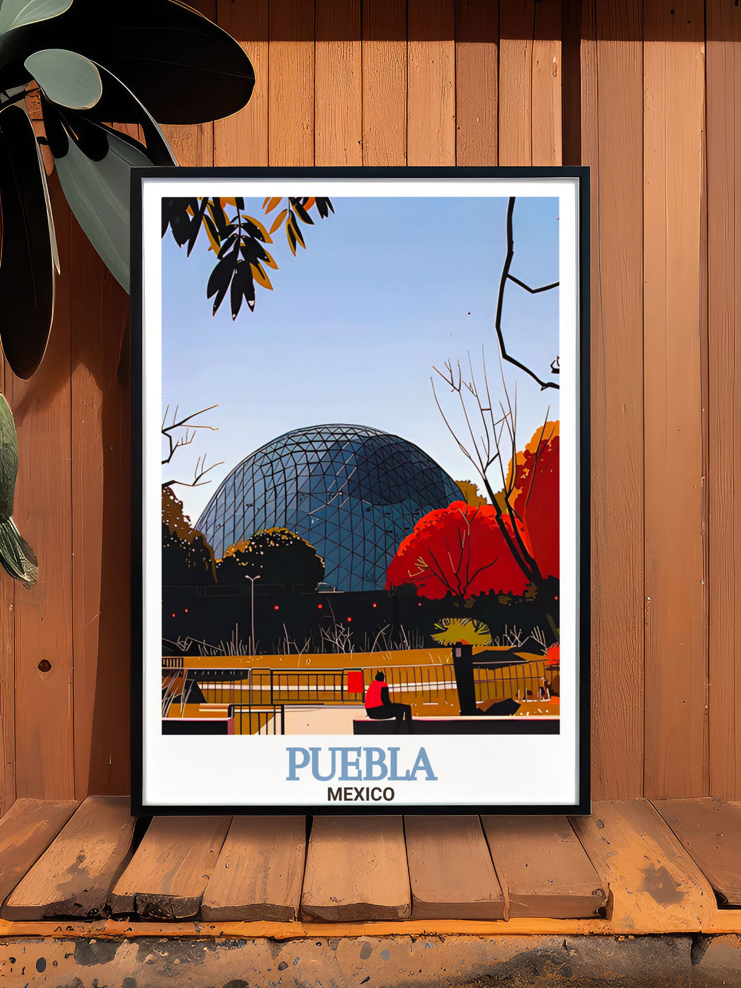Artistic Puebla Painting capturing the charm and vibrancy of this Mexican city Parque Ecoogico Revolucion Mexicana elegant home decor pieces designed to add sophistication and natural beauty to any room perfect for personalized gifts and travel poster prints