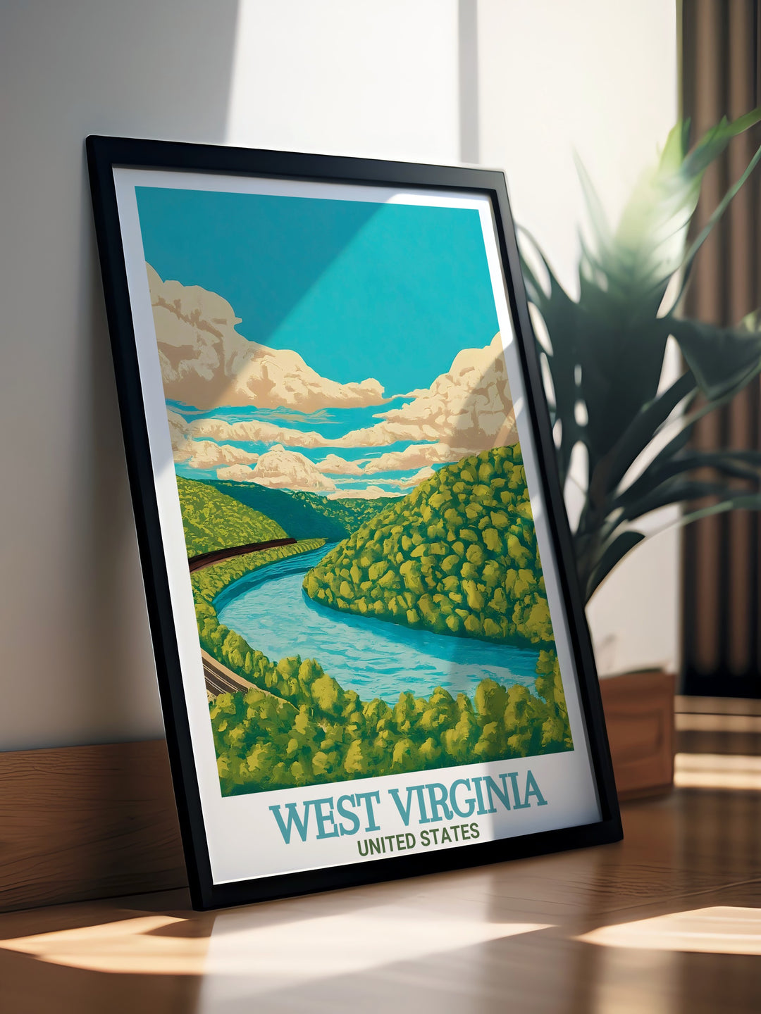 Capture the spirit of adventure with this USA ski resort print featuring Snowshoe Ski Resort and the historic Cass Scenic Railroad State Park ideal for anyone who loves skiing snowboarding and scenic landscapes from the Appalachian Range.