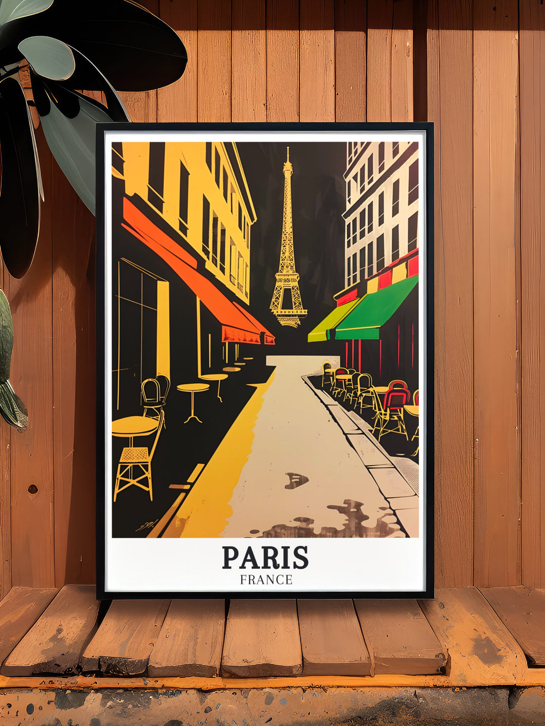 Stunning Paris Photo featuring The Eiffel Tower and Parisian streets. This photography print brings the beauty of Paris into your home with vibrant colors and exquisite details.