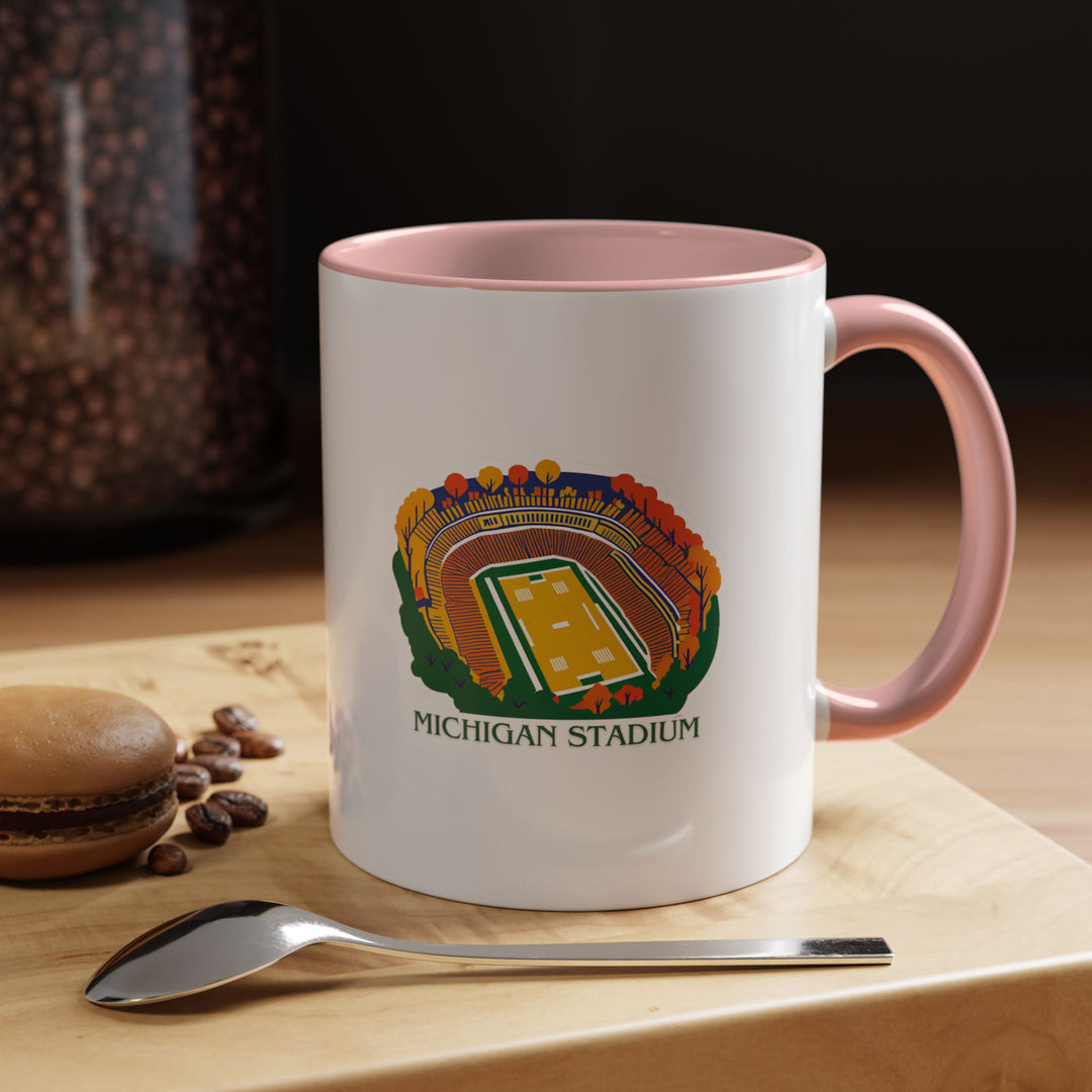 Celebrate the legacy of Michigan Stadium with this high-quality ceramic mug. Its vibrant artwork and practical design make it microwave-safe, dishwasher-friendly, and ideal for everyday use or as a gift.