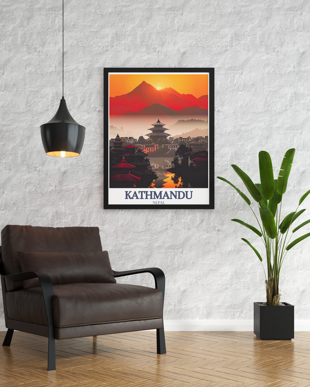 Celebrate the sacred beauty of Kathmandu with this stunning wall art. Pashupatinath Temple and the Bagmati River come alive in this print, a perfect choice for those who cherish culture and spiritual heritage.