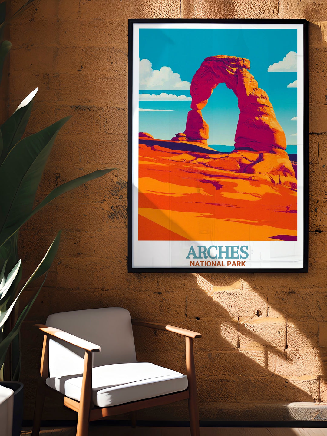 High quality Delicate Arch artwork from Arches National Park printed on premium paper using fade resistant inks ensuring longevity and vibrant colors making it a timeless addition to any art collection.