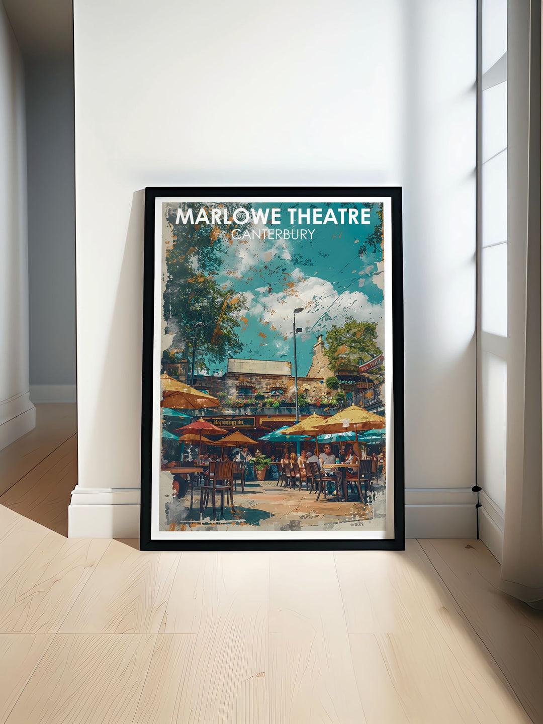 Experience the artistic spirit of the Marlowe Theatre with this detailed poster, capturing its architectural elegance and dynamic performances, perfect for adding a touch of culture to your home.