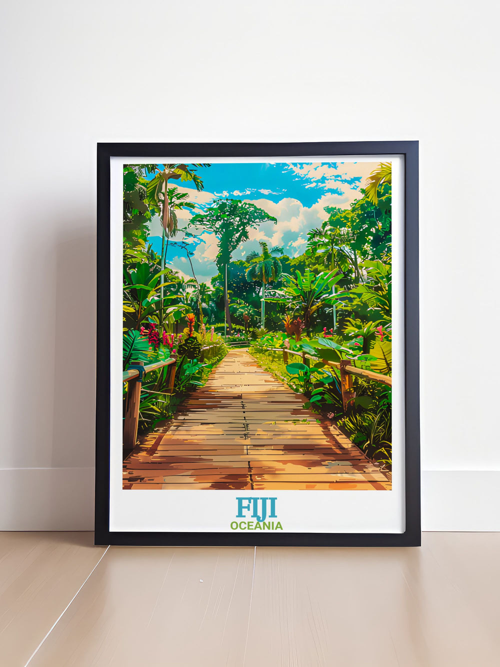 Stunning Fiji wall art featuring Garden of the Sleeping Giant brings the serene landscapes and vibrant flora of Fiji into your home decor. This Fiji photo beautifully captures the natural beauty of the Garden of the Sleeping Giant.