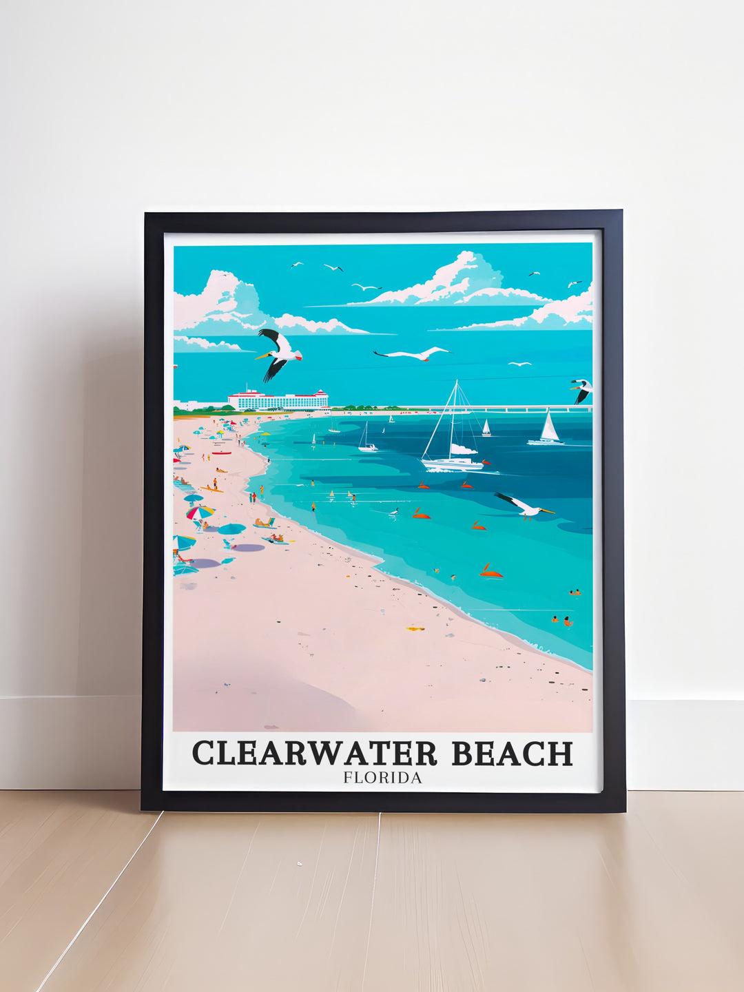 Clearwater Beach Hotel Art Gifts. These stunning art prints of Clearwater Beach Hotel and Gulf Coast Beach make perfect gifts for any occasion. Ideal for friends and family who love coastal beauty and Florida travel art.