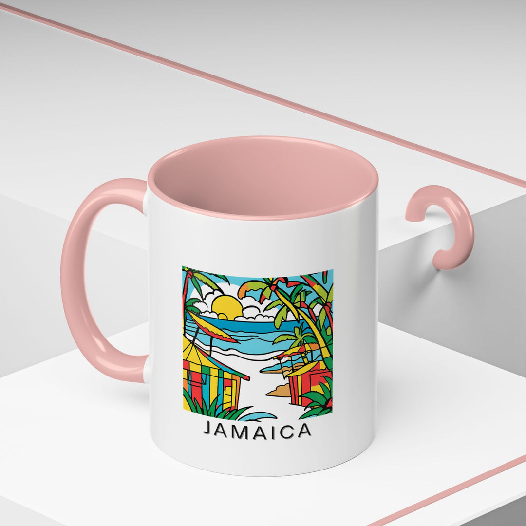 This Jamaica mug features vibrant artwork inspired by the island’s stunning landscapes. Ideal for your favorite beverages, it’s both practical and stylish. Dishwasher and microwave safe, making it a great gift or souvenir for anyone who loves Jamaica.