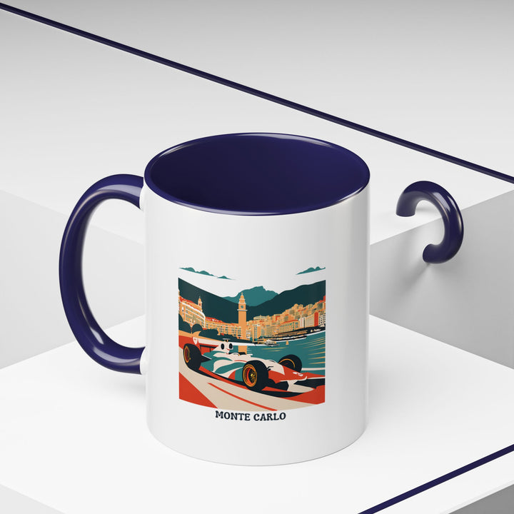 The Monte Carlo Monaco coffee mug showcases the luxury and beauty of Monaco with detailed artwork. This microwave-safe and dishwasher-safe mug is ideal for enjoying coffee or tea daily while adding a touch of Monaco elegance.