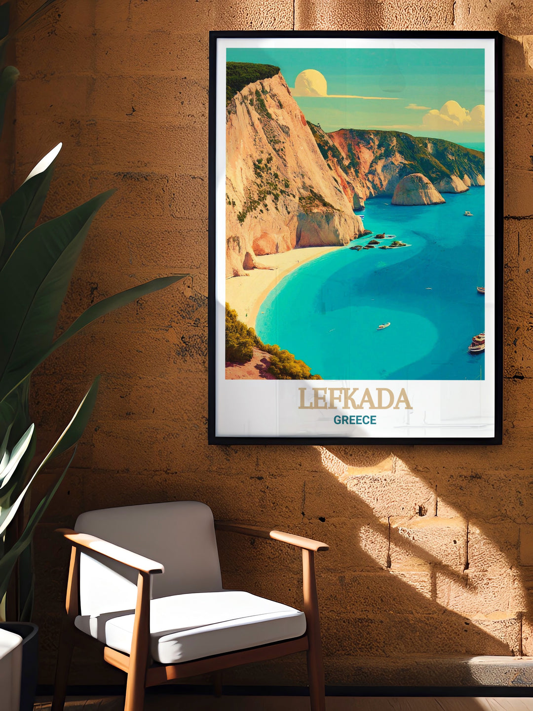 Porto Katsiki Beach Stunning Prints offer a vibrant representation of one of Greeces most iconic beaches. Ideal for anyone seeking Greece Travel Poster ideas this artwork makes an excellent gift or a stylish addition to any modern home decor.
