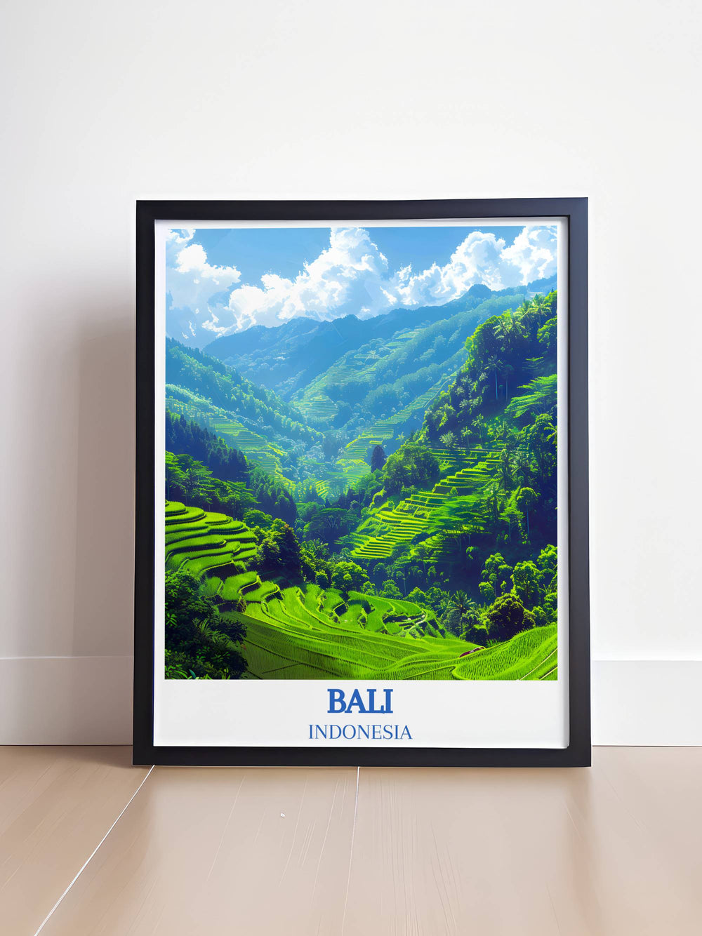 Bali gift featuring Tegalalang Rice Terraces, suitable for all occasions like birthdays and anniversaries, capturing the charm of Indonesian landscapes.