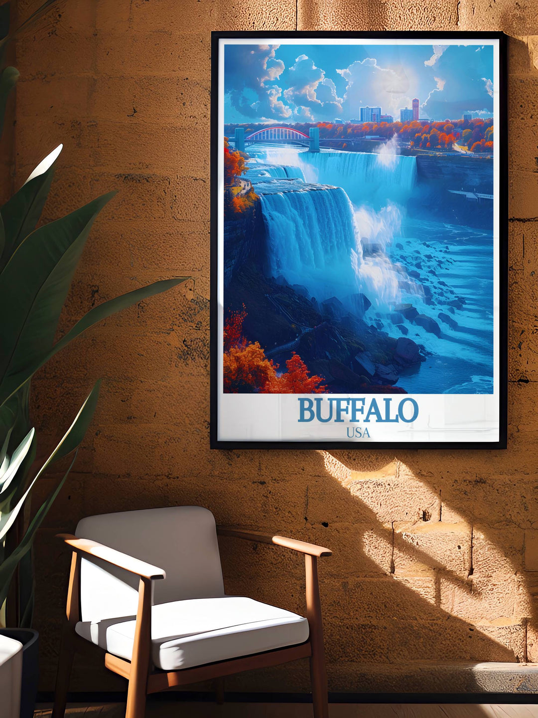 Highmark Stadium Bills print with Niangara Falls making an excellent choice for unique and thoughtful gifts