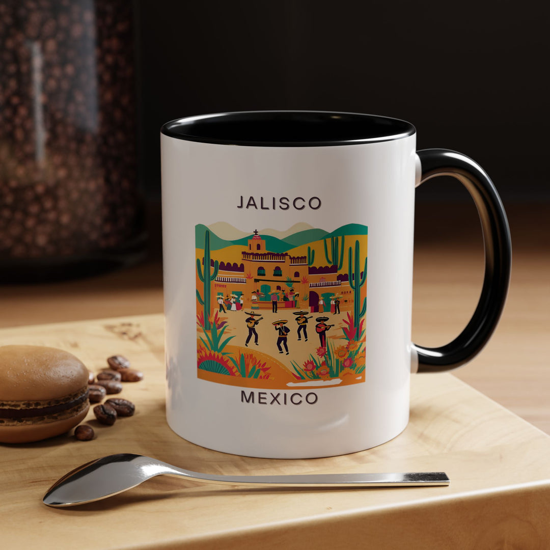 Add Jalisco’s vibrant charm to your daily routine with this ceramic mug. Featuring intricate designs inspired by the region’s beauty, it is dishwasher-safe and perfect for coffee or tea lovers. A thoughtful keepsake for travelers and fans of Jalisco.