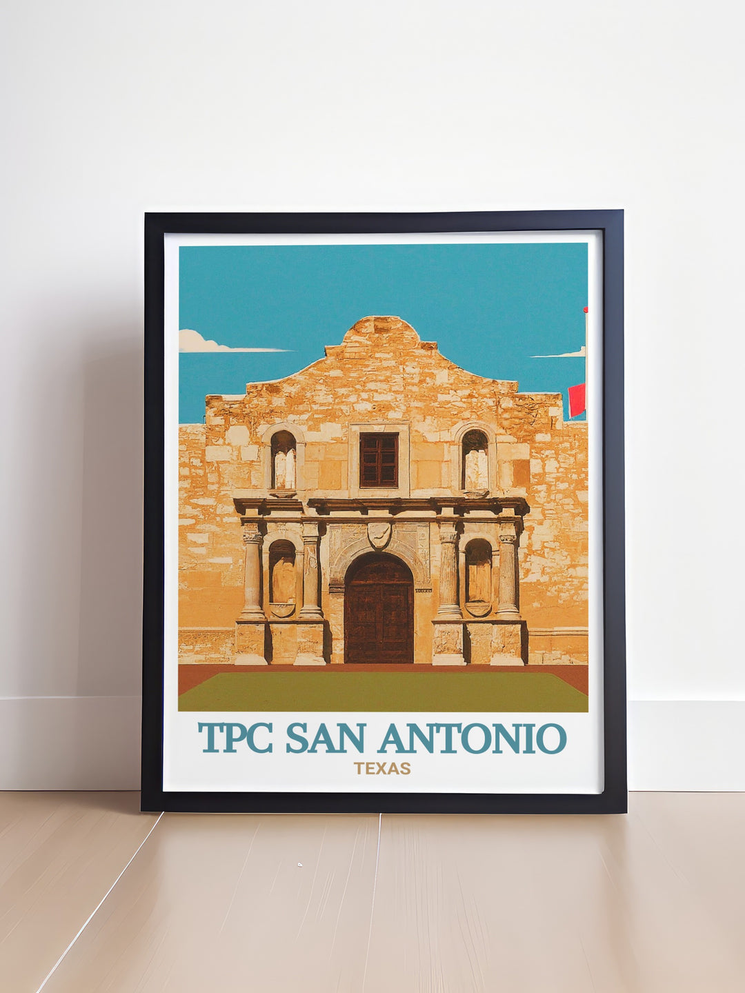 Beautiful Golf Wall Art with TPC San Antonio Print adds a touch of sporting elegance to your home paired with The Alamo Stunning Prints offering a glimpse into Texas rich history creating a dynamic and inspiring decor combination