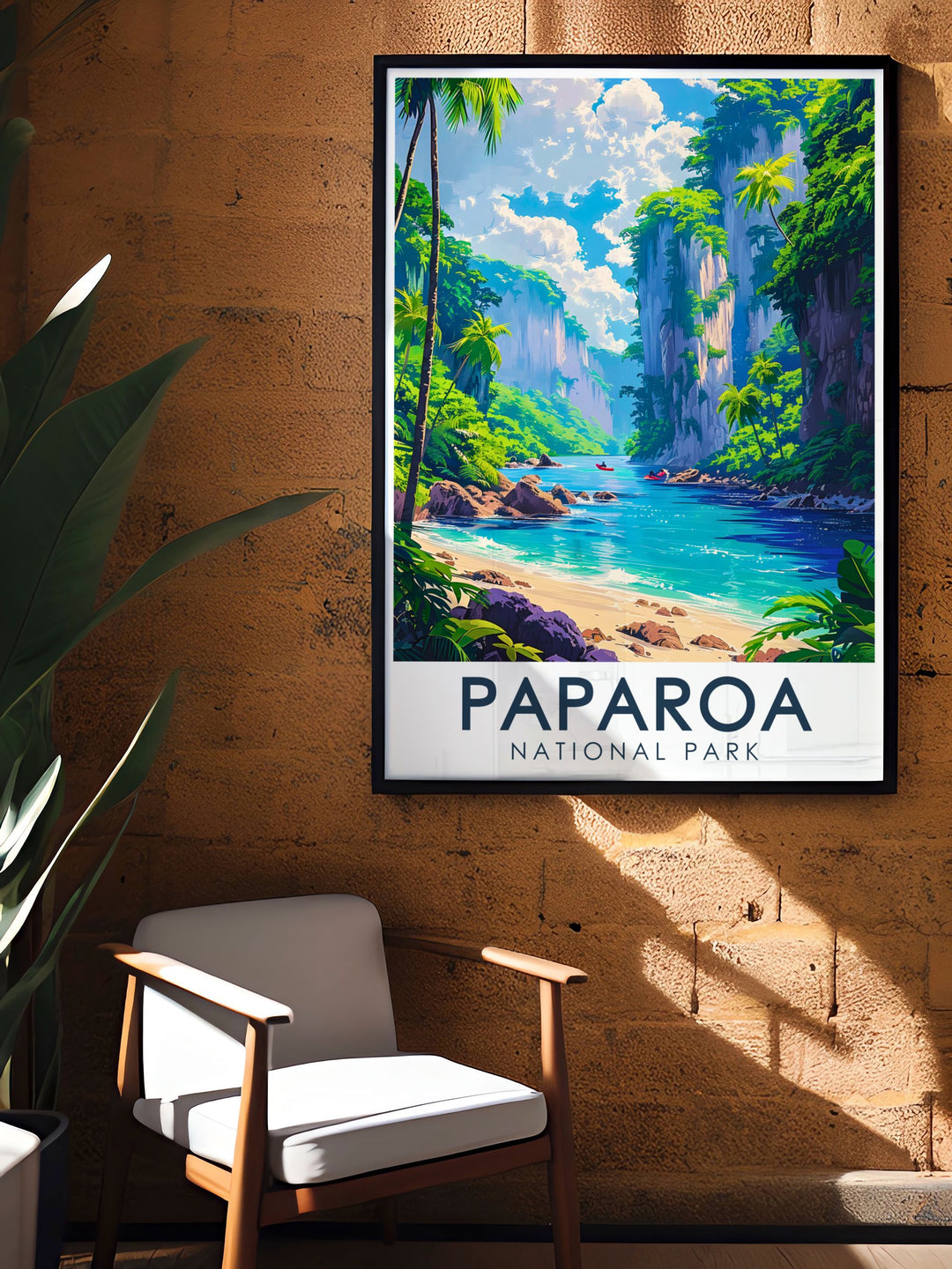 Captivating New Zealand Wall Art featuring the iconic Pororari River Gorge and its verdant landscapes perfect for home decor