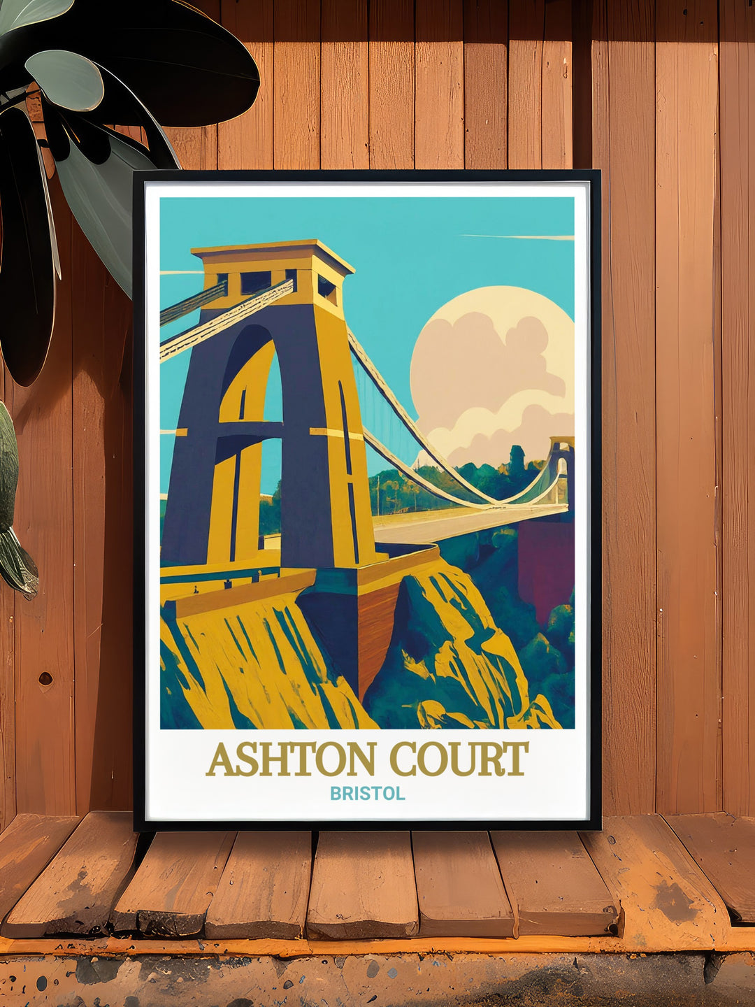 Ashton Court Poster and The Clifton Suspension Bridge Stunning Prints bring the best of Bristol into your living space. These pieces are ideal for anyone who loves cycling and appreciates the elegance of historic architecture.