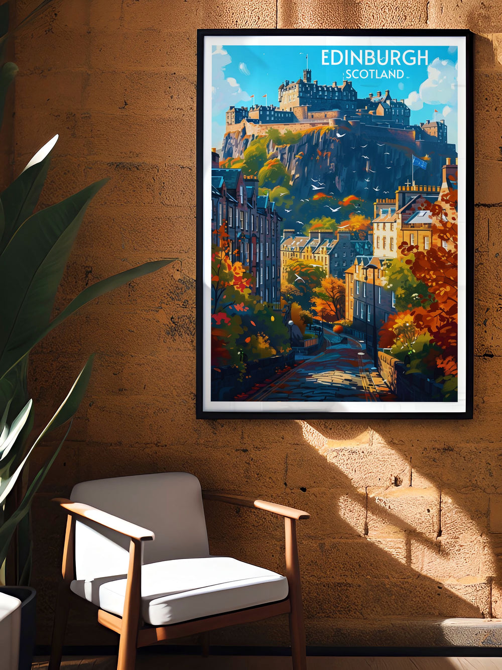 Stunning Edinburgh Castle Framed Prints featuring detailed artwork of the iconic castle enhancing your living space with classic elegance