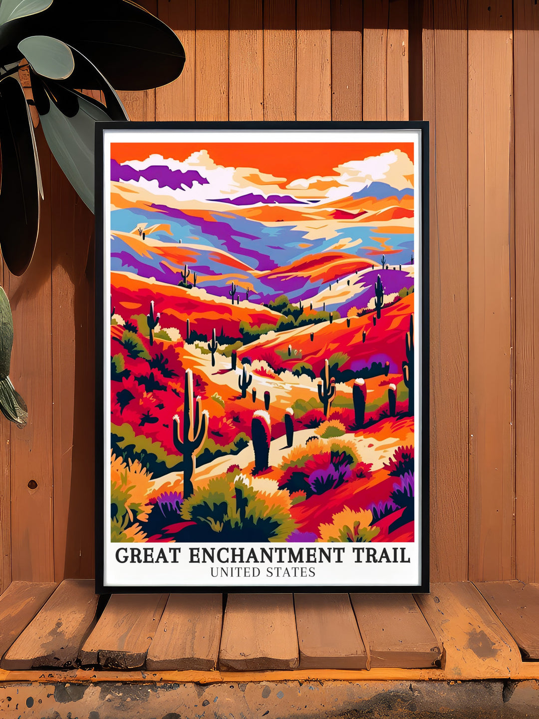 Grand Enchantment Trail art collection. Highlighting the picturesque views of the Grand Enchantment Trail, Saguaro National Park, and Arizona, this art collection is perfect for adding elegance and tranquility to your home decor. Ideal for art collectors and nature lovers.