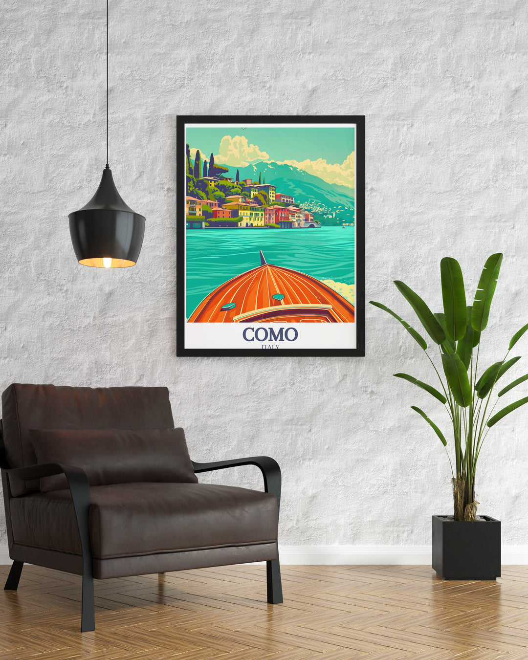 A beautiful combination of locomotive art featuring the Royal Scotsman in the Scottish Highlands and Lake Como Bellagio Village. Perfect for adding a touch of classic elegance to your decor with these framed prints.