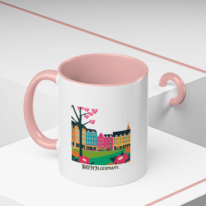 Enjoy Bonn’s beauty every day with this ceramic mug featuring stunning designs inspired by the city. Dishwasher-safe and practical, it is perfect for coffee or tea lovers and makes a meaningful gift.