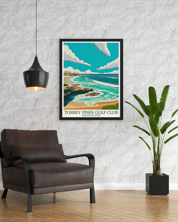 Exquisite Torrey Pines art perfect for birthday gifts anniversary gifts and gifts for friends featuring the serene landscape of Torrey Pines and La Jolla Shores this piece brings the beauty of nature into any home