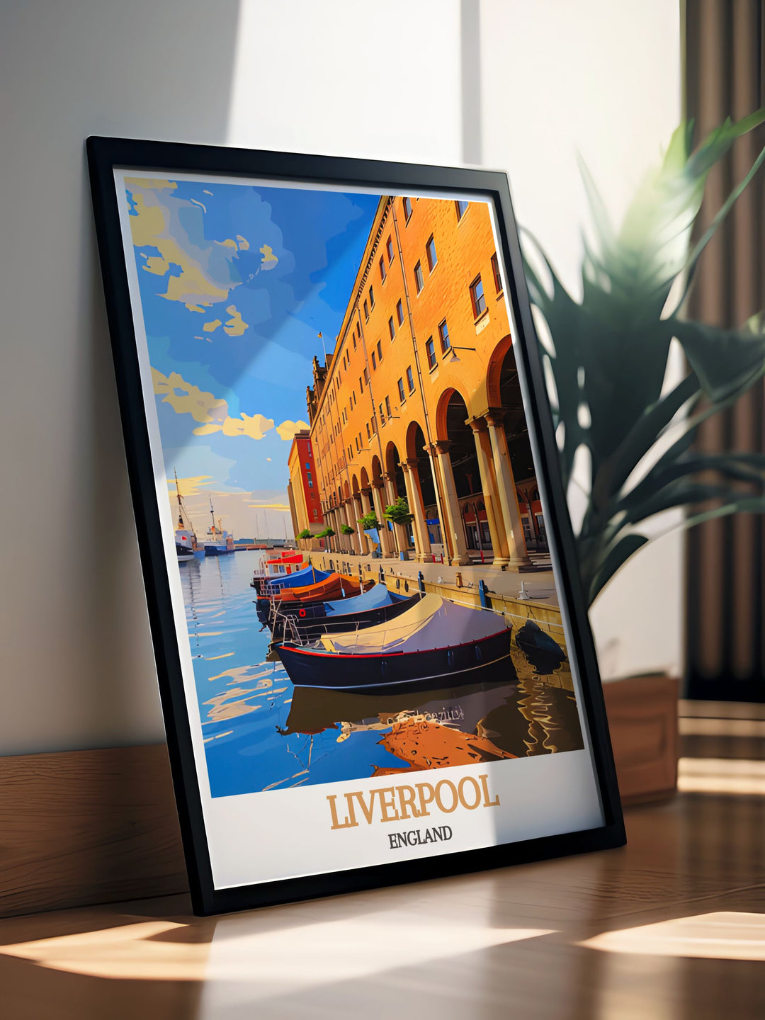 Add a touch of Liverpools nightlife to your home with the Cream Liverpool Poster a stylish and modern framed print that pairs perfectly with Royal Albert Dock stunning prints and Royal Albert Dock modern decor